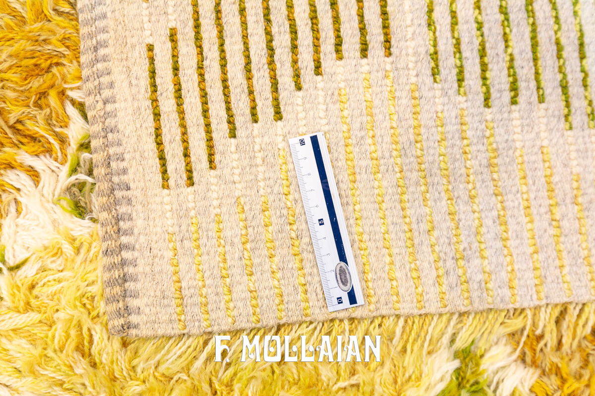 Scandinavian Rug Abstract Design n°:244341