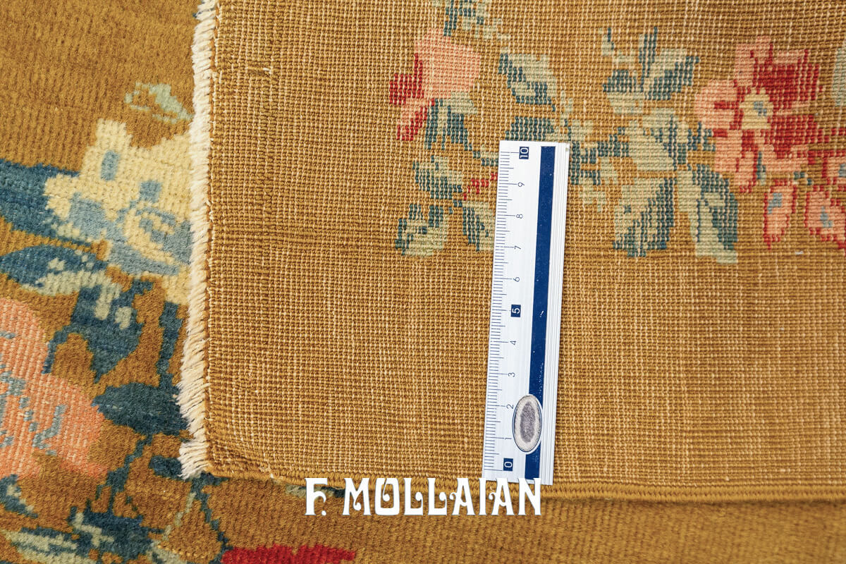 Turkish Rug Fesane Goldish Color n°:244756