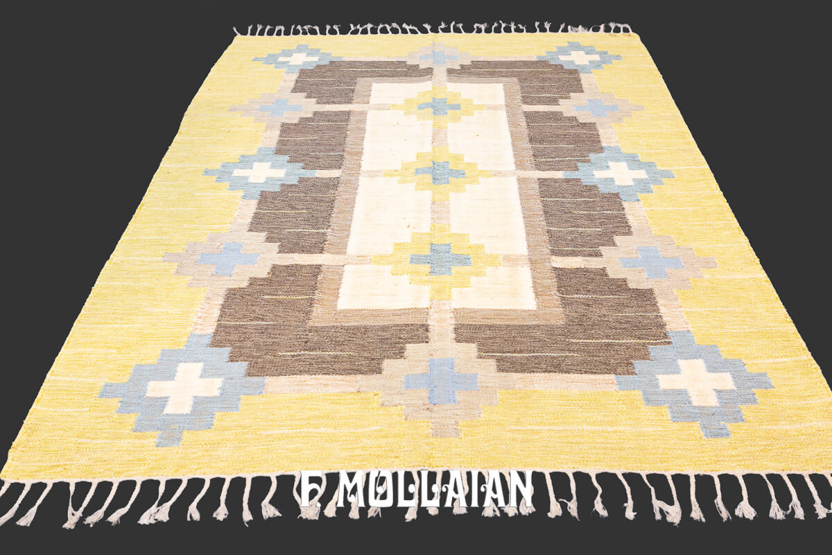 Swedish Kilim Rug Signed GS n°:247811