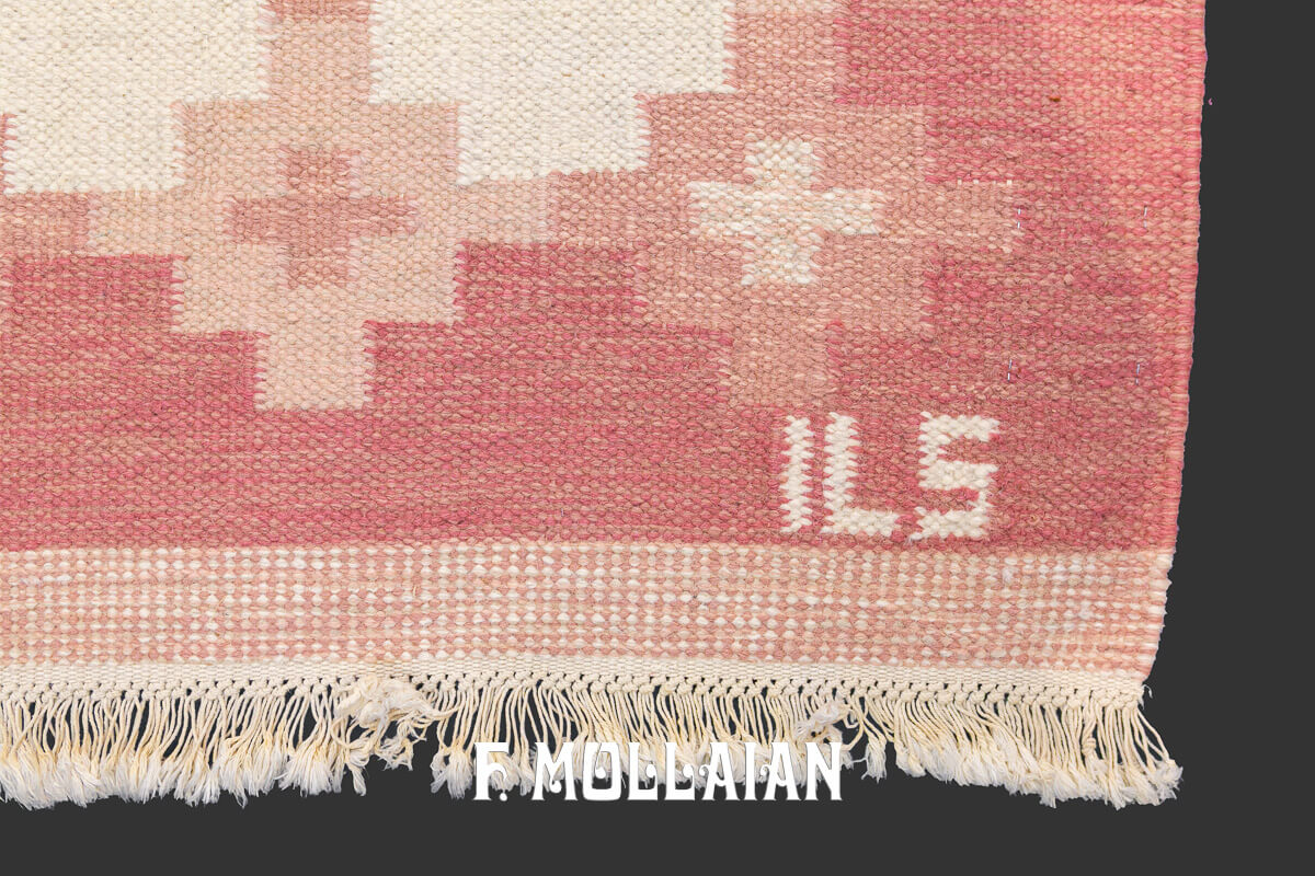Swedish Kilim Rug Signed ILS n°:250987