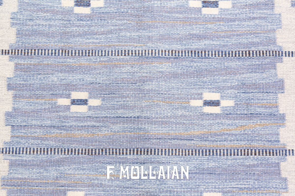 Swedish Kilim Rug Geometric n°:260825