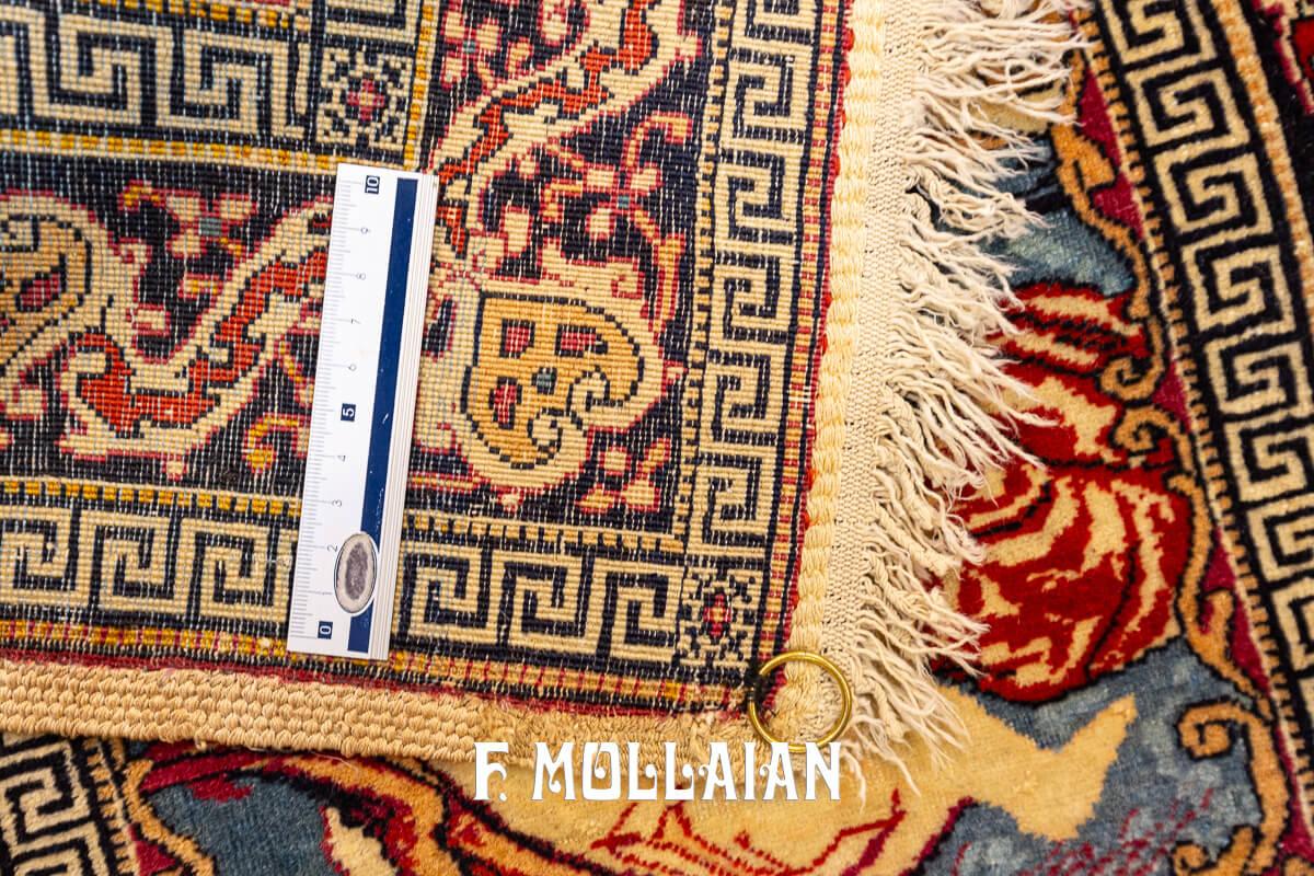 Isfahan Rug Figurative Virgin Mary and Baby Jesus n°:269552