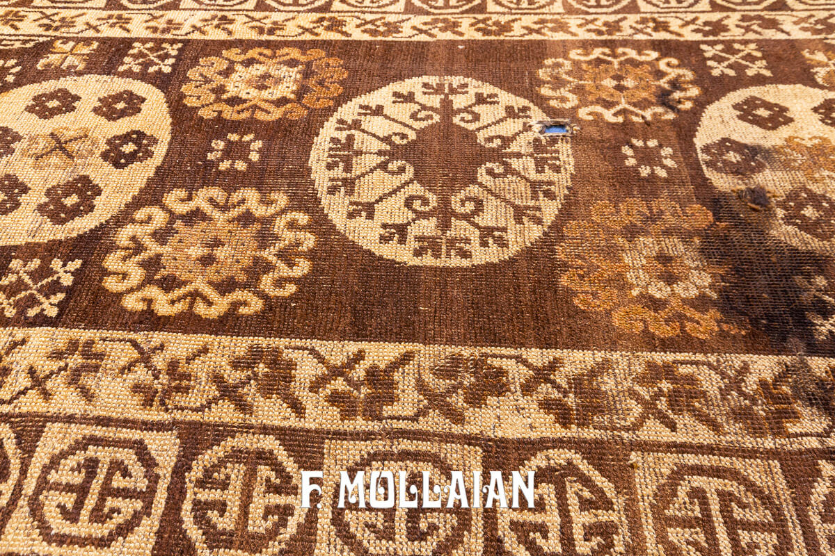 Tappeto Khotan Fondo Marrone n°:278356