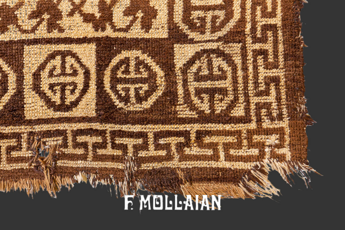 Tappeto Khotan Fondo Marrone n°:278356