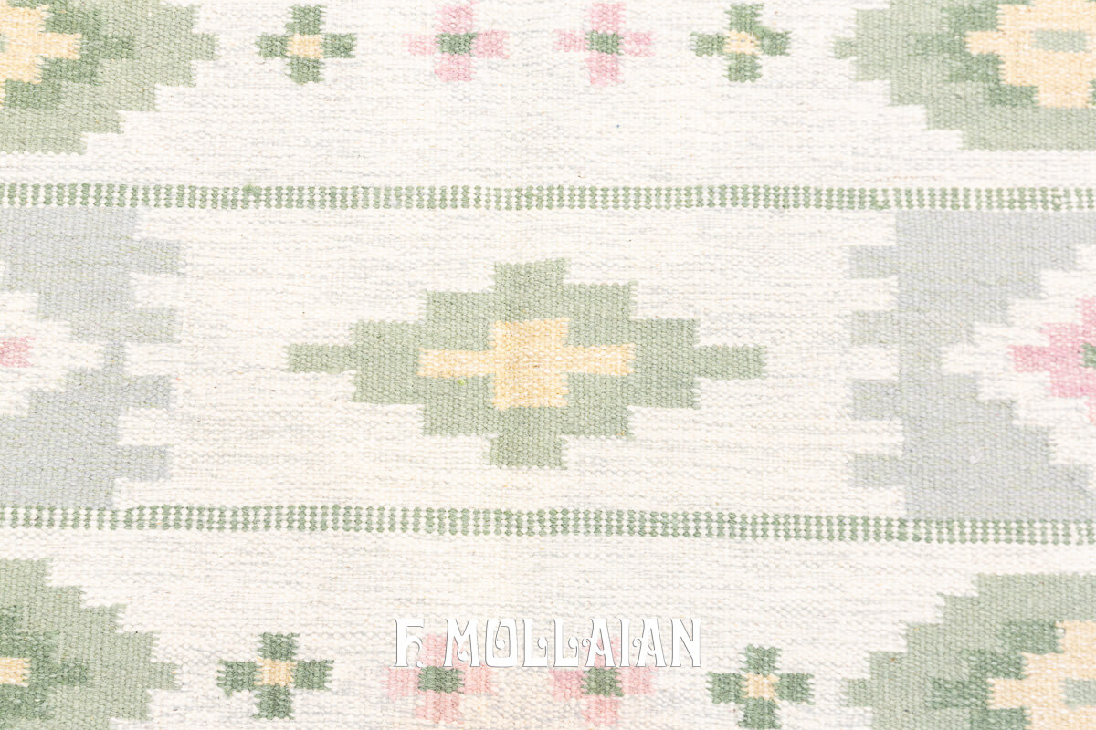 Kilim Svedese Verde n°:298052