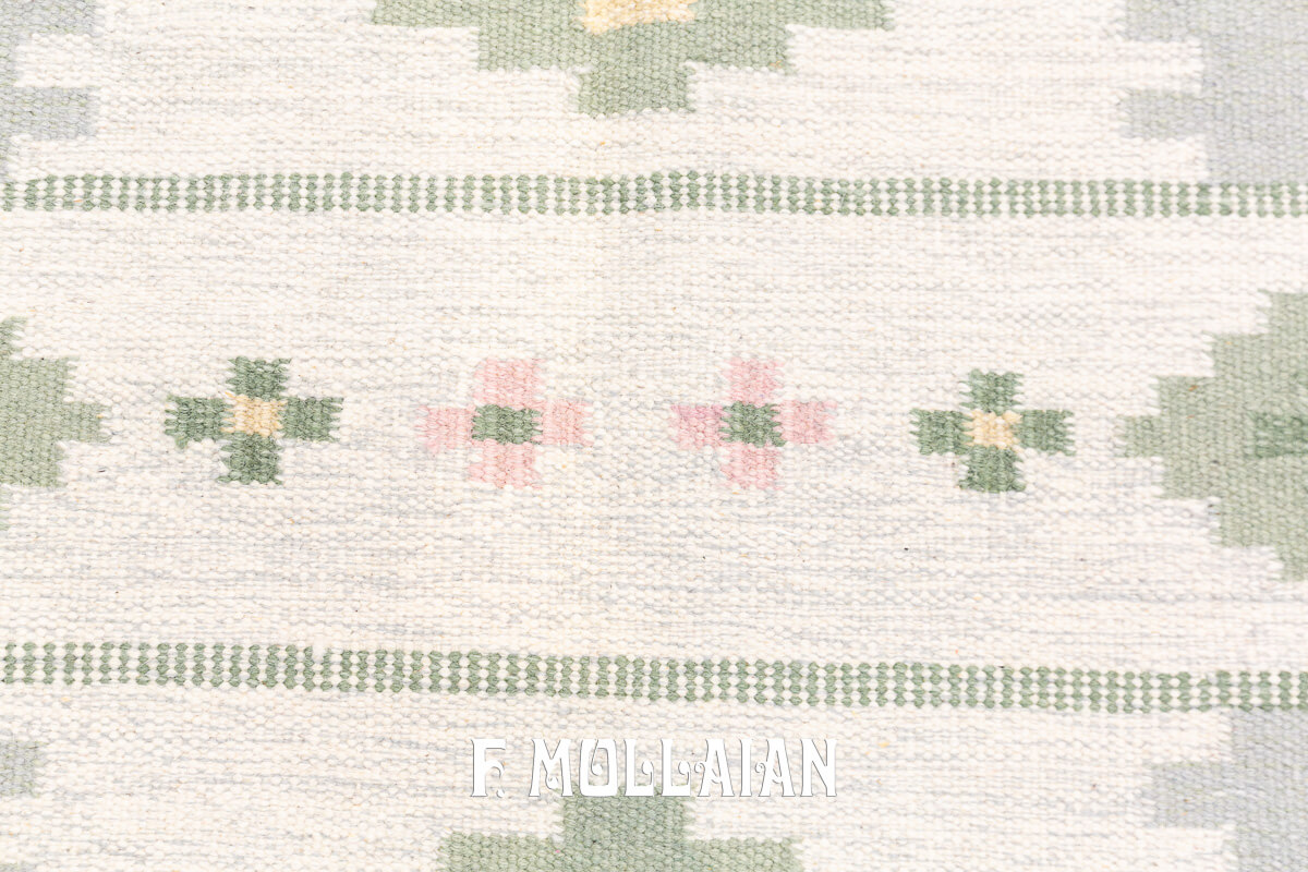 Kilim Svedese Verde n°:298052