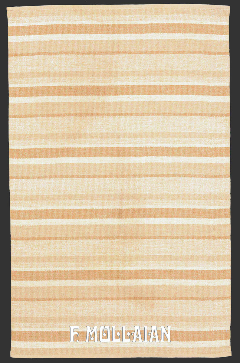 Swedish Kilim Rug Stripe Design n°:301364