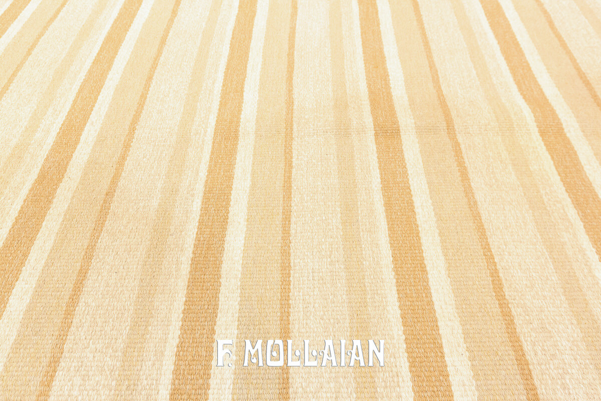 Swedish Kilim Rug Stripe Design n°:301364