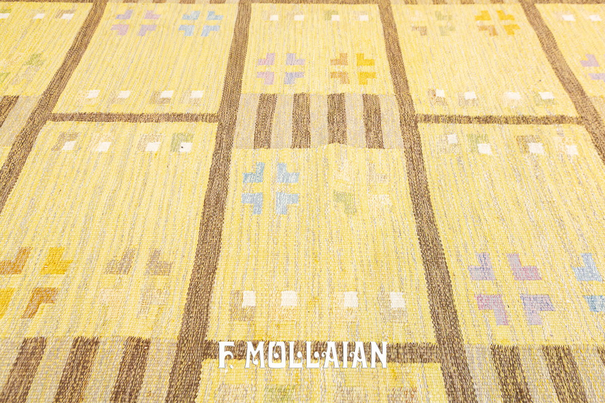 Tappeto Svedese Kilim Rollakan n°:312425