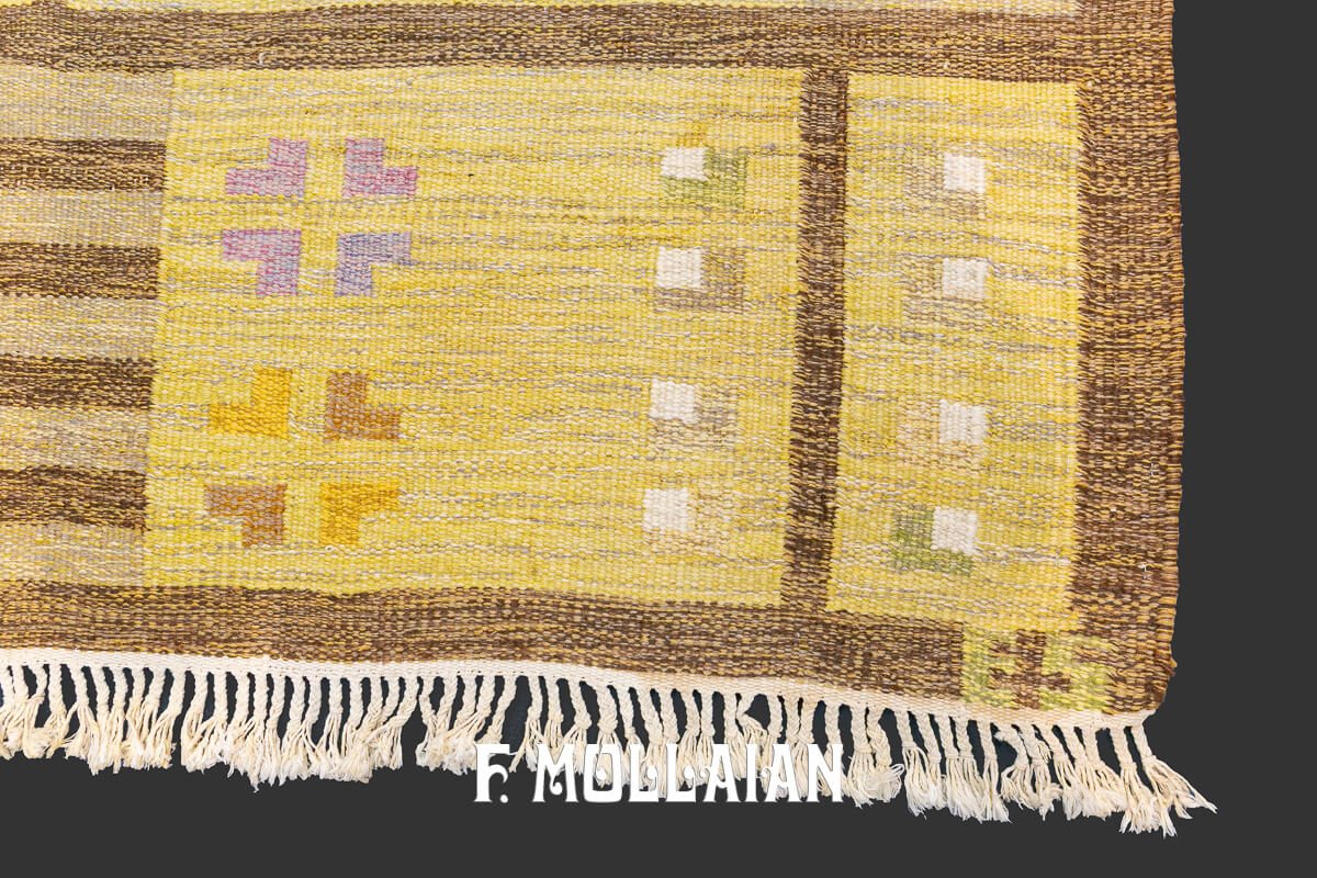 Tappeto Svedese Kilim Rollakan n°:312425