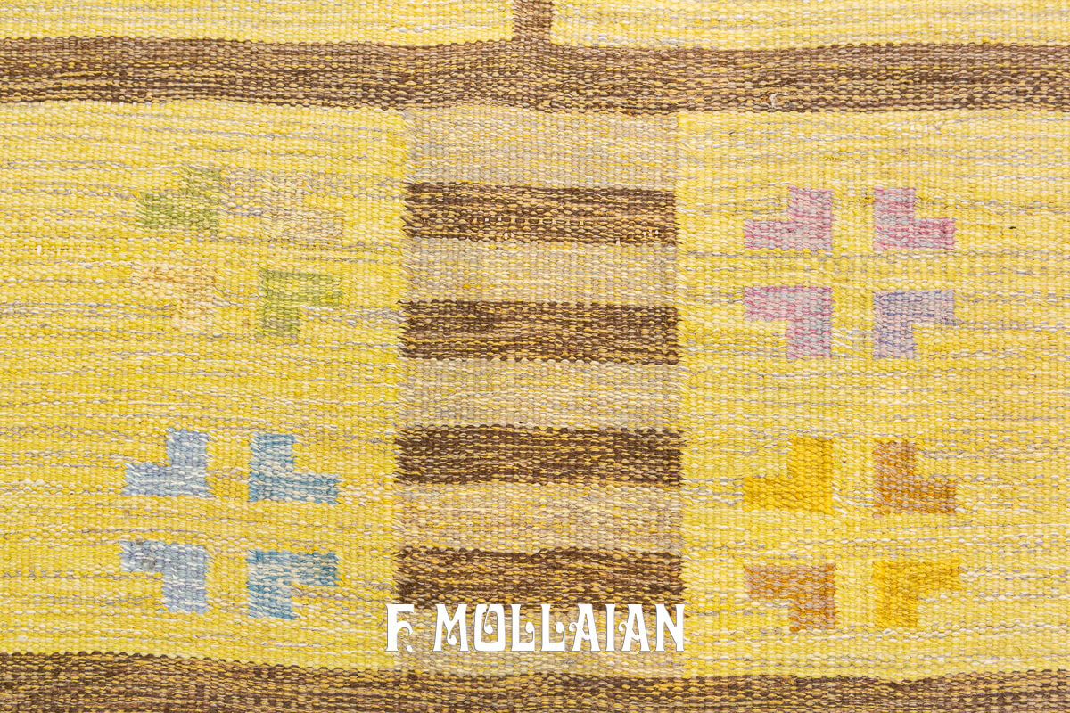Tappeto Svedese Kilim Rollakan n°:312425