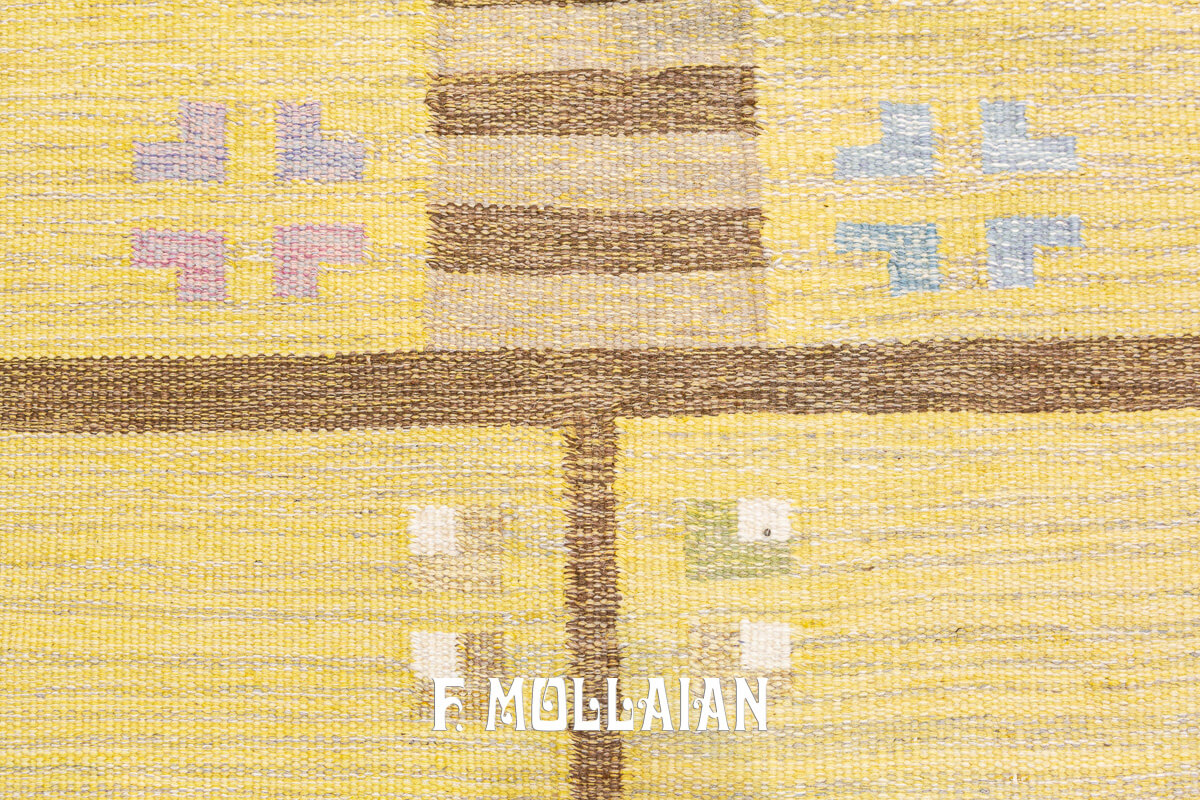 Tappeto Svedese Kilim Rollakan n°:312425