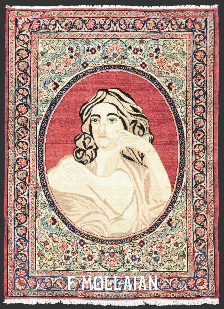 Kerman Ravar Rug Figurative n°:324860