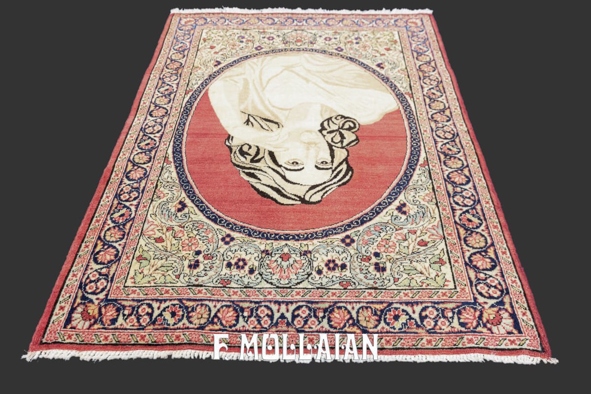 Kerman Ravar Rug Figurative n°:324860