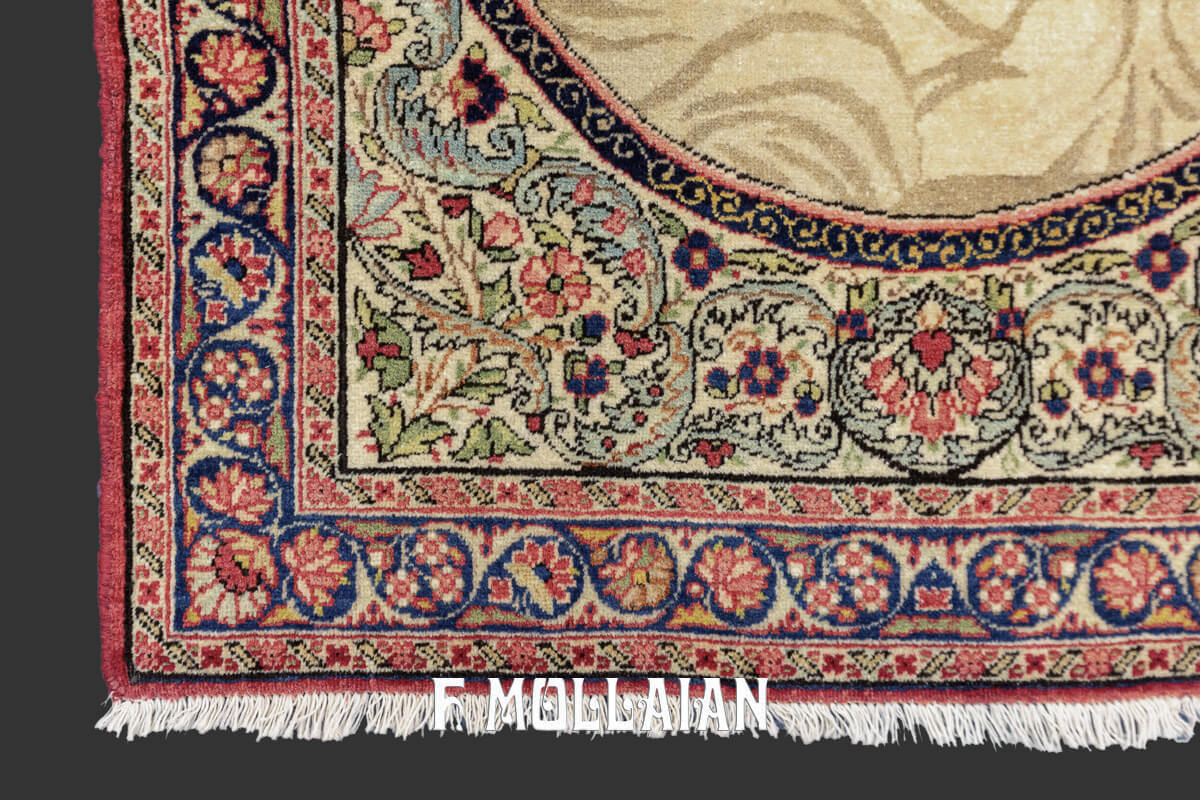 Kerman Ravar Rug Figurative n°:324860