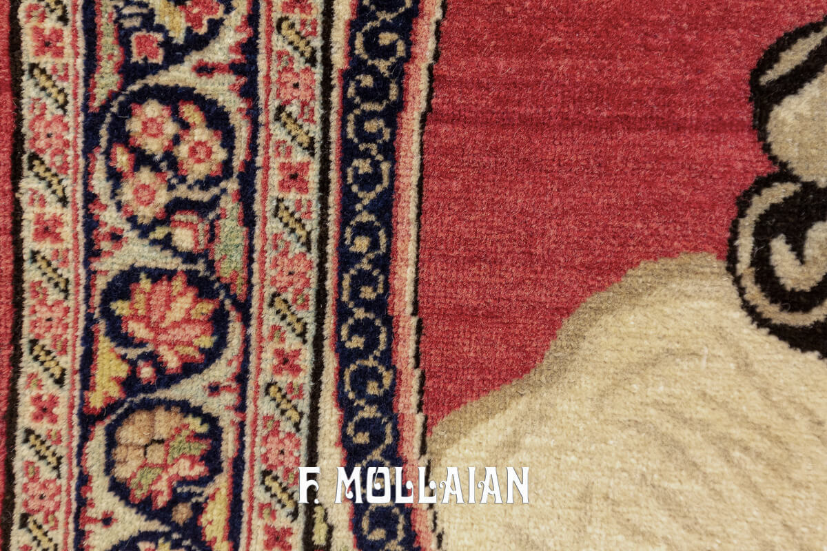 Kerman Ravar Rug Figurative n°:324860