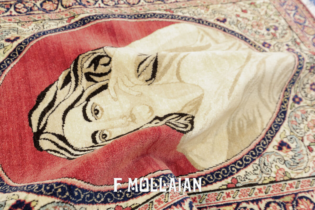 Kerman Ravar Rug Figurative n°:324860