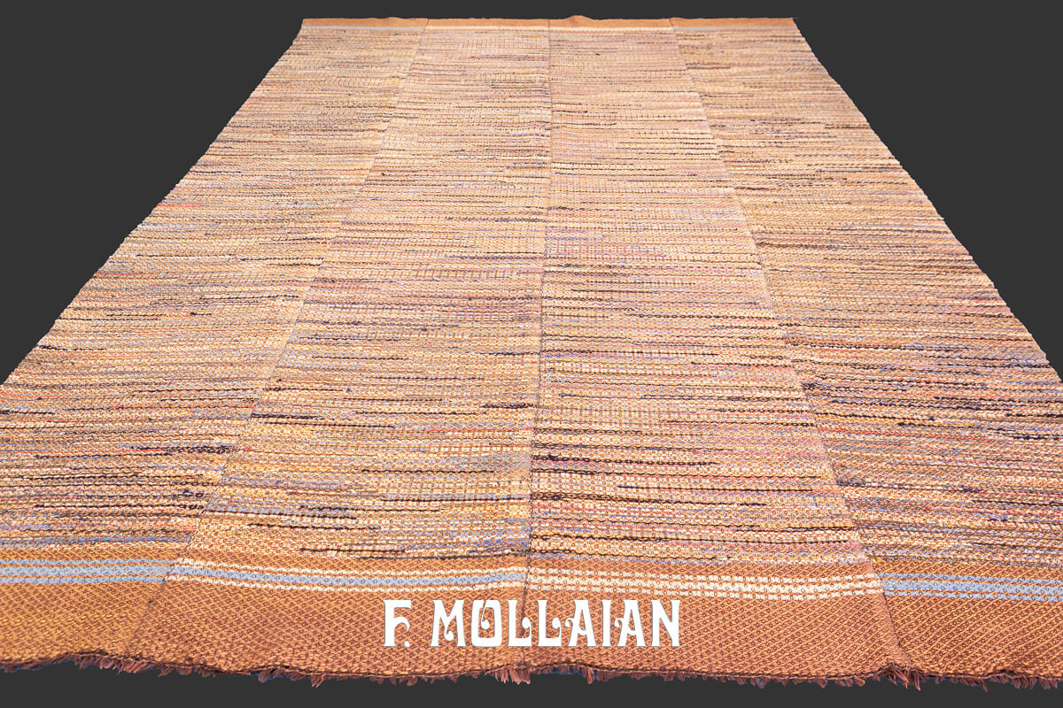Kilim Svedese Rollakan Quattro Strisce n°:333587