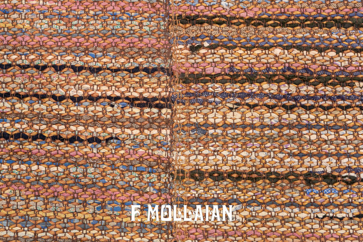 Kilim Svedese Rollakan Quattro Strisce n°:333587