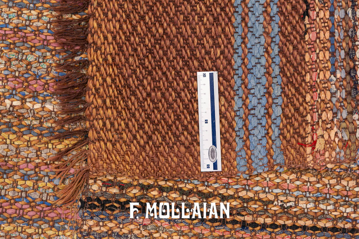 Kilim Svedese Rollakan Quattro Strisce n°:333587