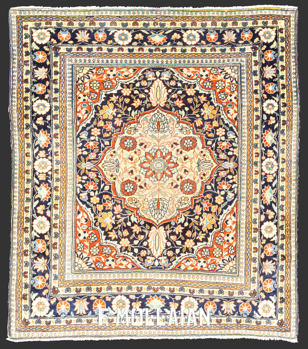 Mohtasham Kashan Rug Small Size n°:348392