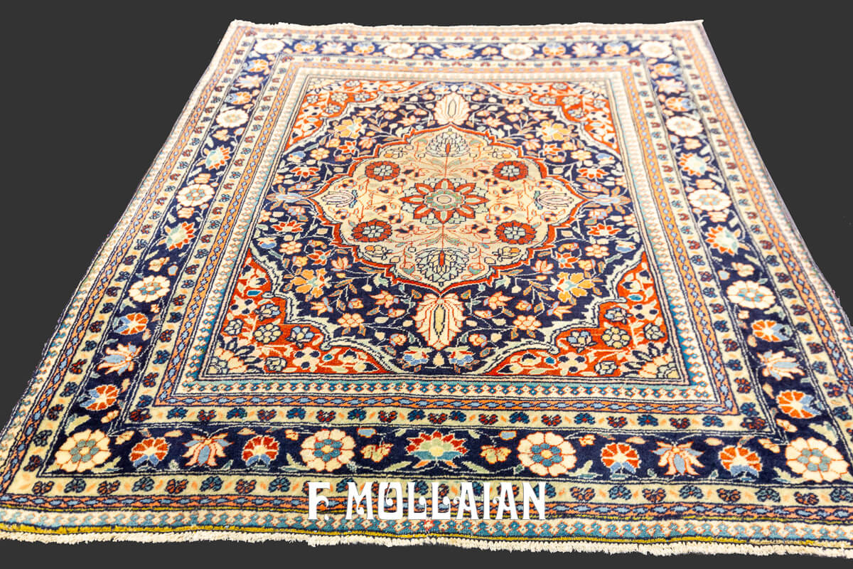 Mohtasham Kashan Rug Small Size n°:348392