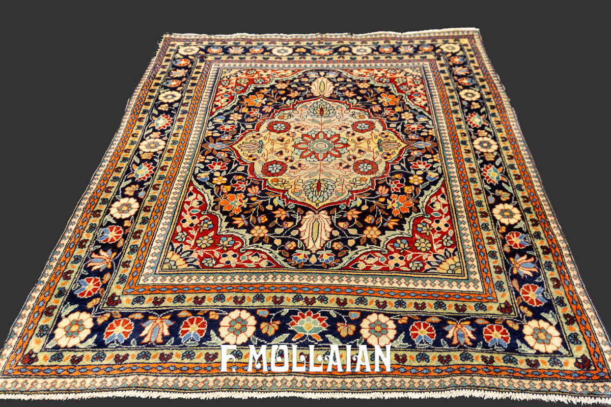Mohtasham Kashan Rug Small Size n°:348392