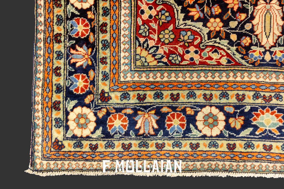 Mohtasham Kashan Rug Small Size n°:348392