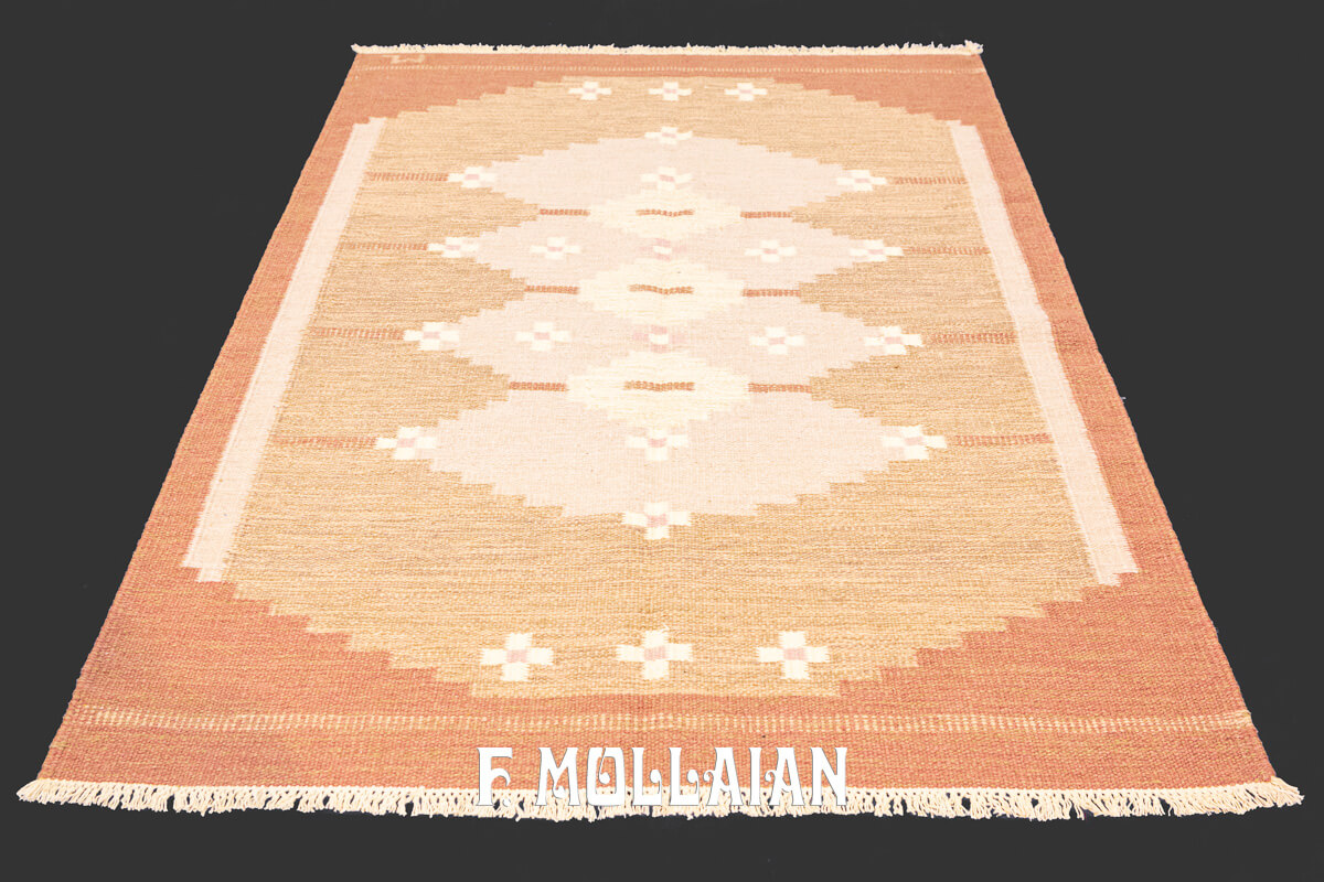 Swedish Kilim Rug ML n°:348511