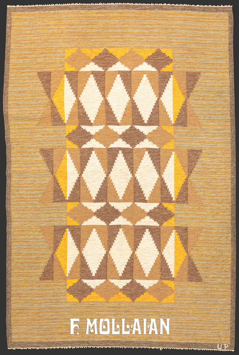 Scandinavian Rug Signed UP Kilim n°:350731