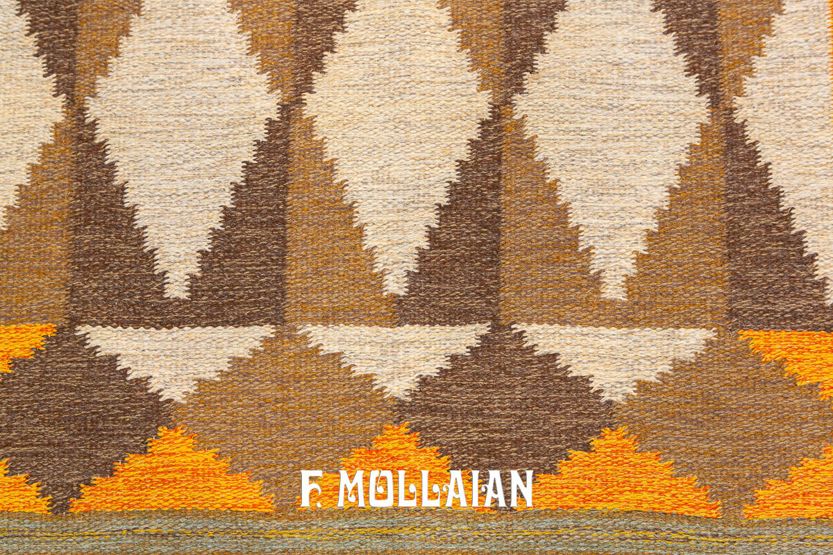 Scandinavian Rug Signed UP Kilim n°:350731