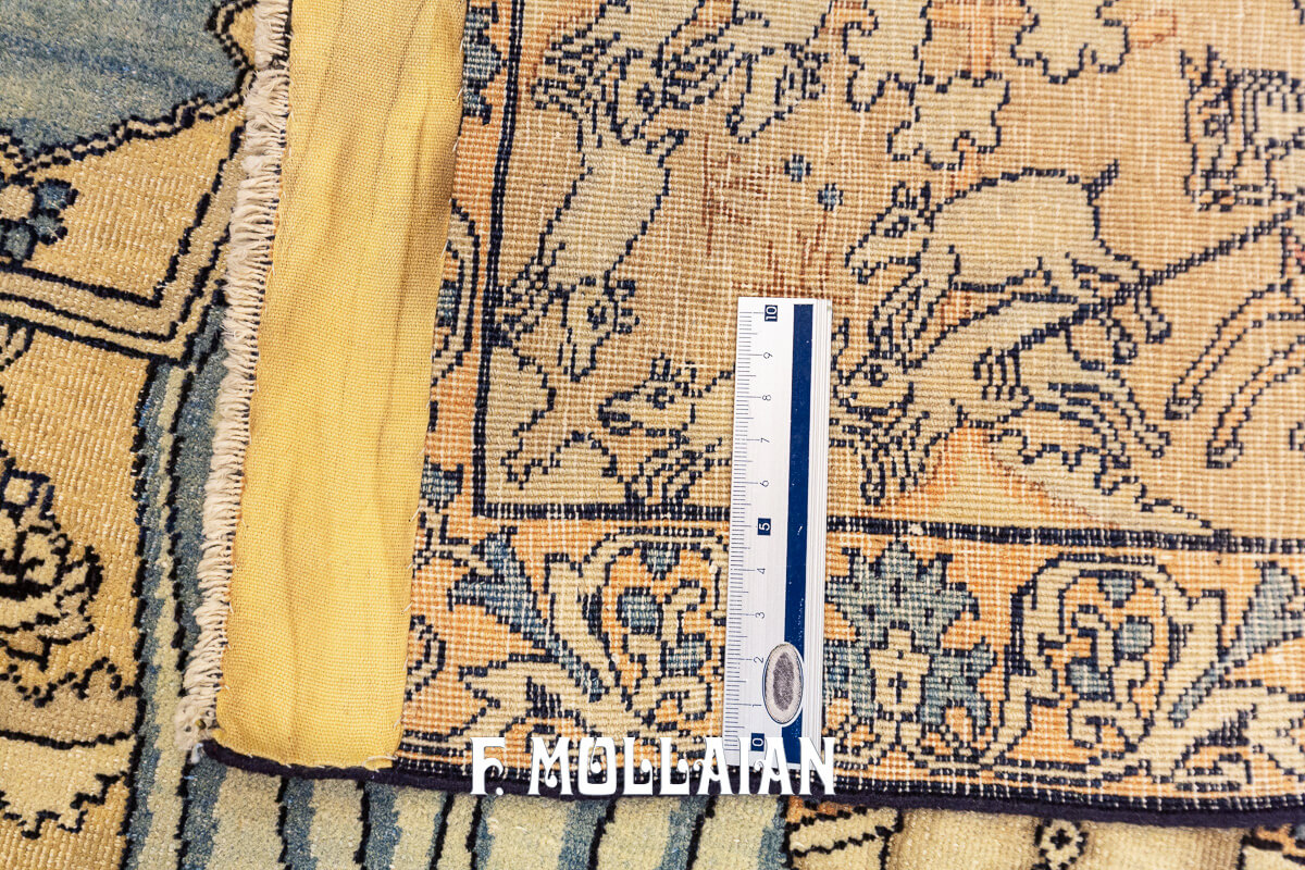 Antique Pictorial Rug Kerman Ravar n°:378922