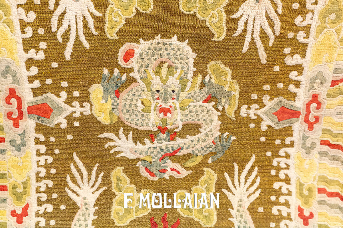 Antique Chinese Rug Signed Imperial Palace n°:426456