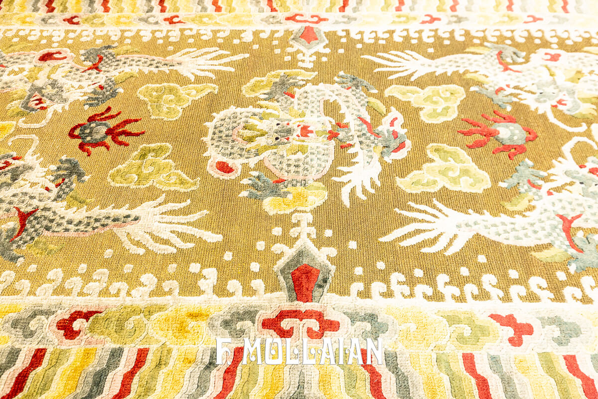 Antique Chinese Rug Signed Imperial Palace n°:426456