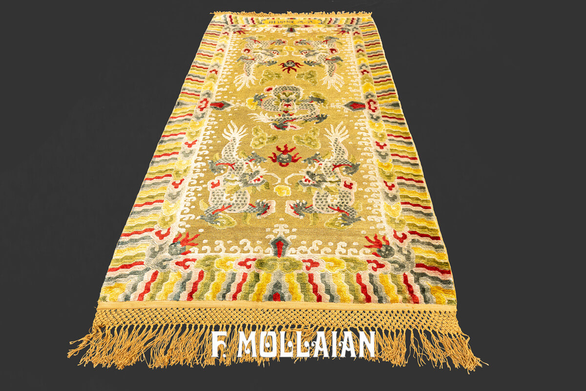 Antique Chinese Rug Signed Imperial Palace n°:426456