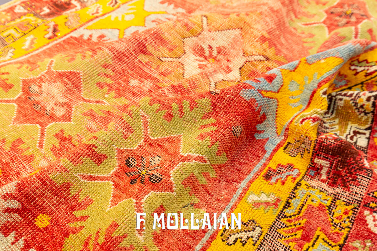 Antique Turkish Rug with Textile Support n°:427923