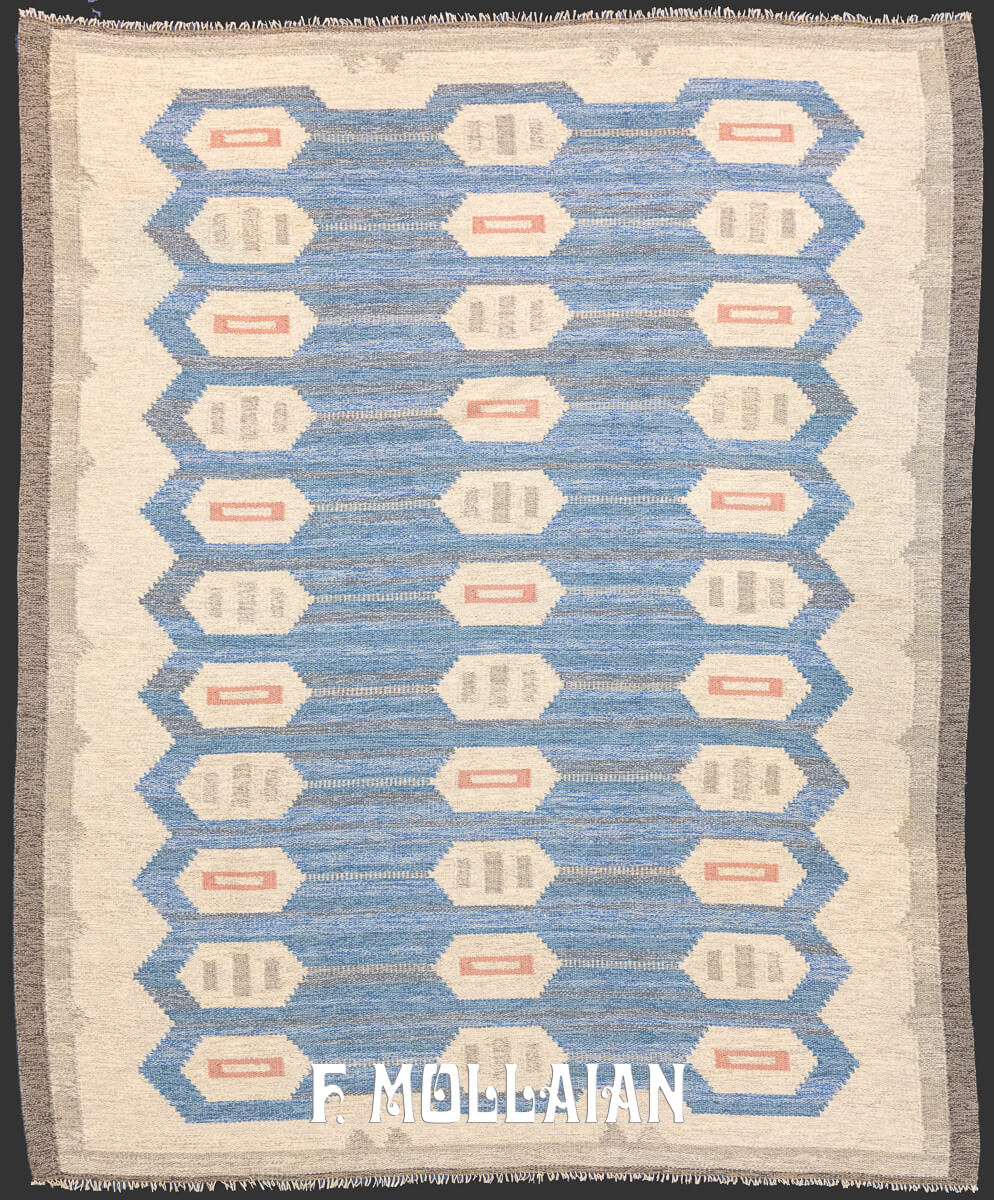 Swedish Kilim Rug Rollakan n°:450552