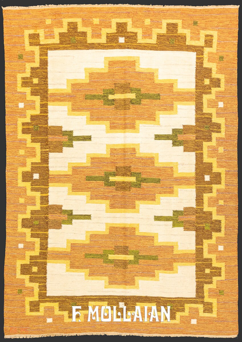 Scandinavian Rug Geometric Kilim n°:461444