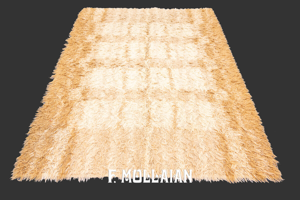 Rya Rug Abstract Design n°:465457