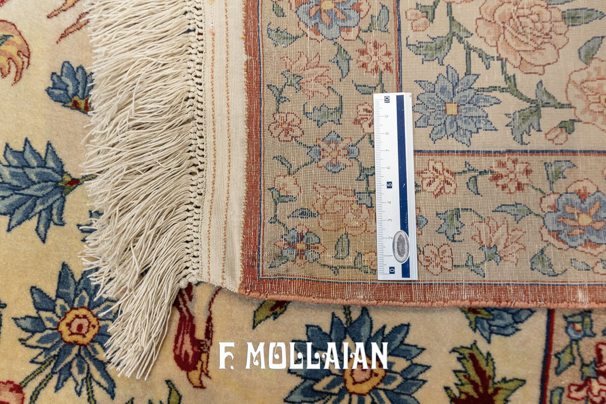 Isfahan Rug Signed Seyrafian, Gol O Bolbol Design n°:482015