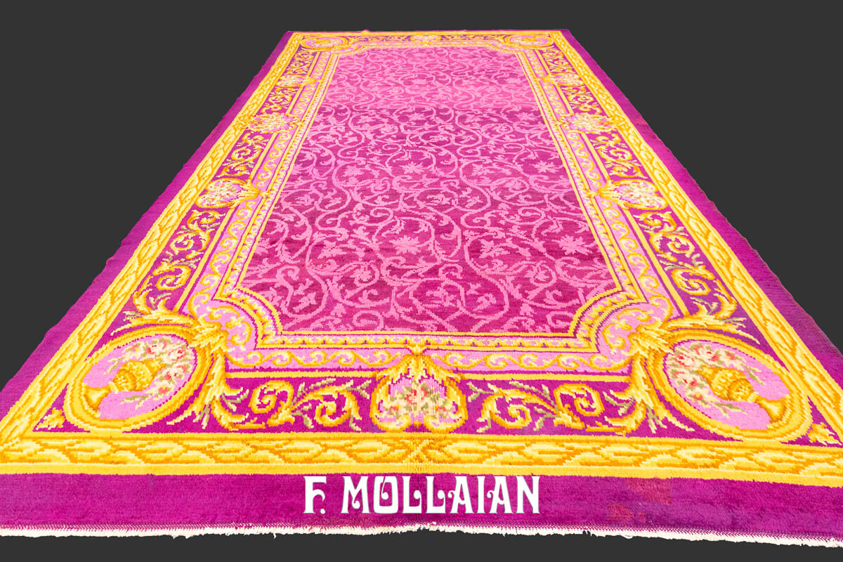 European Rug Dutch (Holand) Purple Color n°:490151