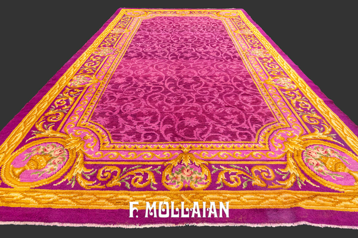 European Rug Dutch (Holand) Purple Color n°:490151