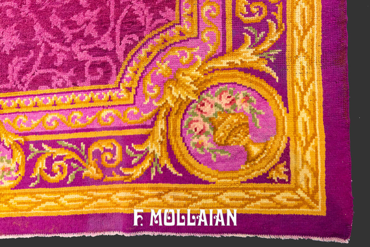 European Rug Dutch (Holand) Purple Color n°:490151