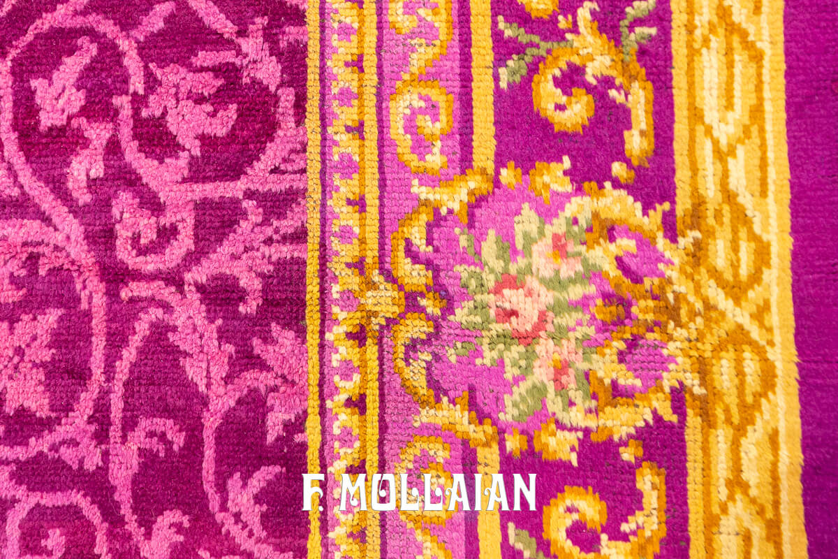 European Rug Dutch (Holand) Purple Color n°:490151