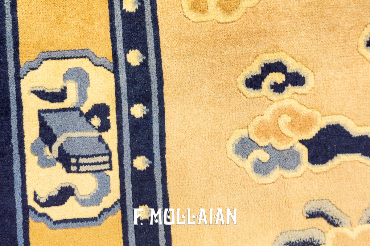 Antique Chinese Rug Figurative Ningxia n°:494545