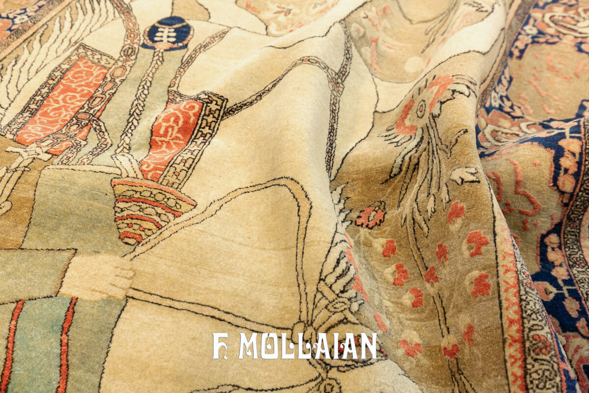 Mohtasham Kashan Rug Souf Pictorial n°:498059