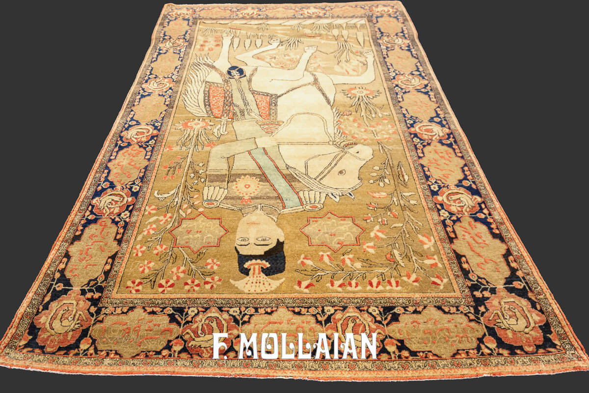 Mohtasham Kashan Rug Souf Pictorial n°:498059
