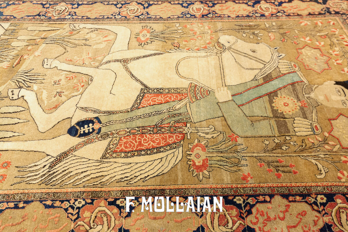 Mohtasham Kashan Rug Souf Pictorial n°:498059