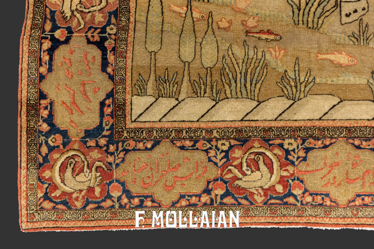 Mohtasham Kashan Rug Souf Pictorial n°:498059