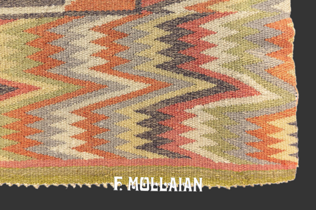 Antique Swedish Rölakan Textile Bänkdyna (dated) n°:502265
